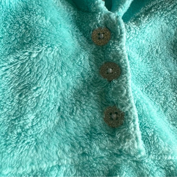 Carter’s Baby Girl 5T Hoodie Sweatshirt Teal - Picture 12 of 13